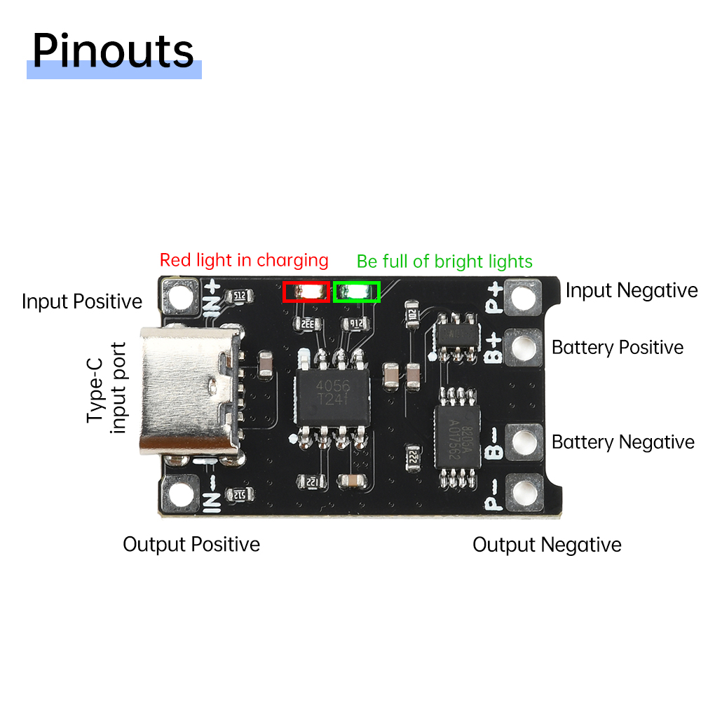 Li Ion Charger Module - 5 peças Módulo de Carregamento de