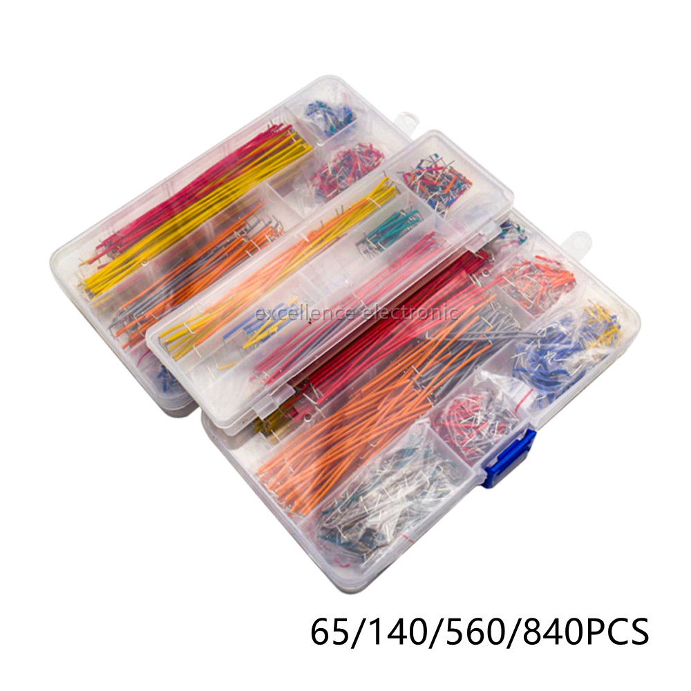 Jumper Wire Kit - 65/140/560/840 pçs/caixa fios de ligação de