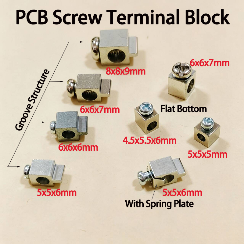 Screw Terminal Block - 10/20PCS Bloco de Terminais de Parafuso