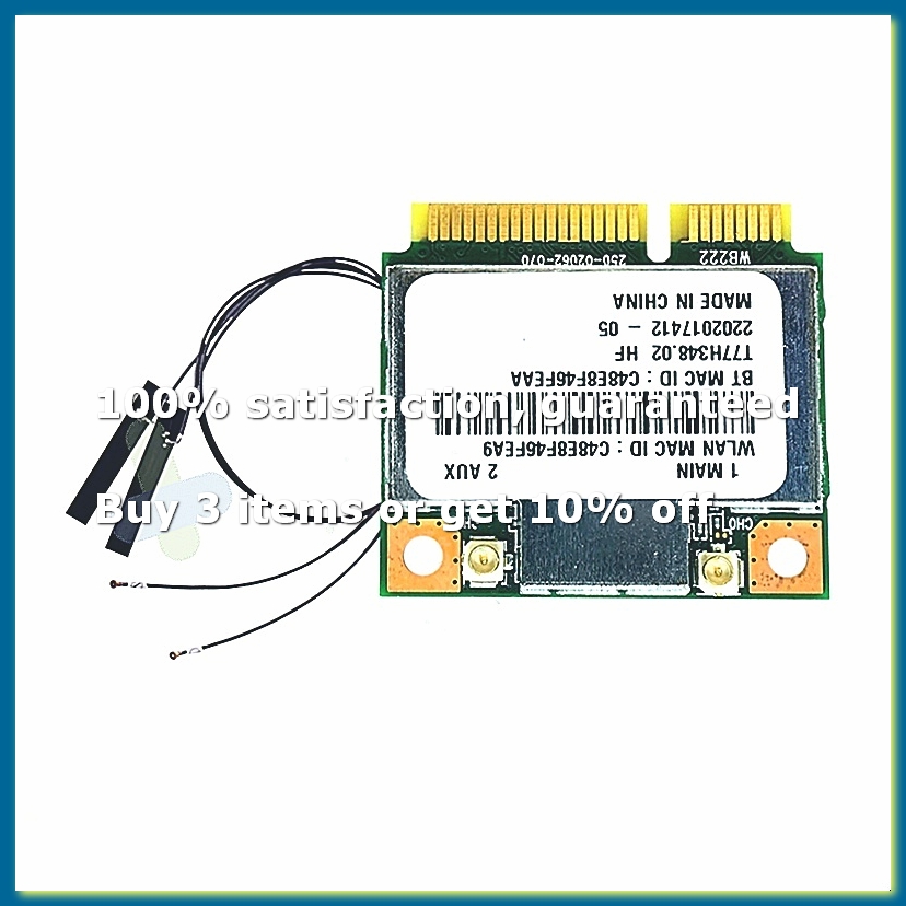 Antenna 2.4Ghz - Placa WiFi AR5B22 AR9462 + Antenas