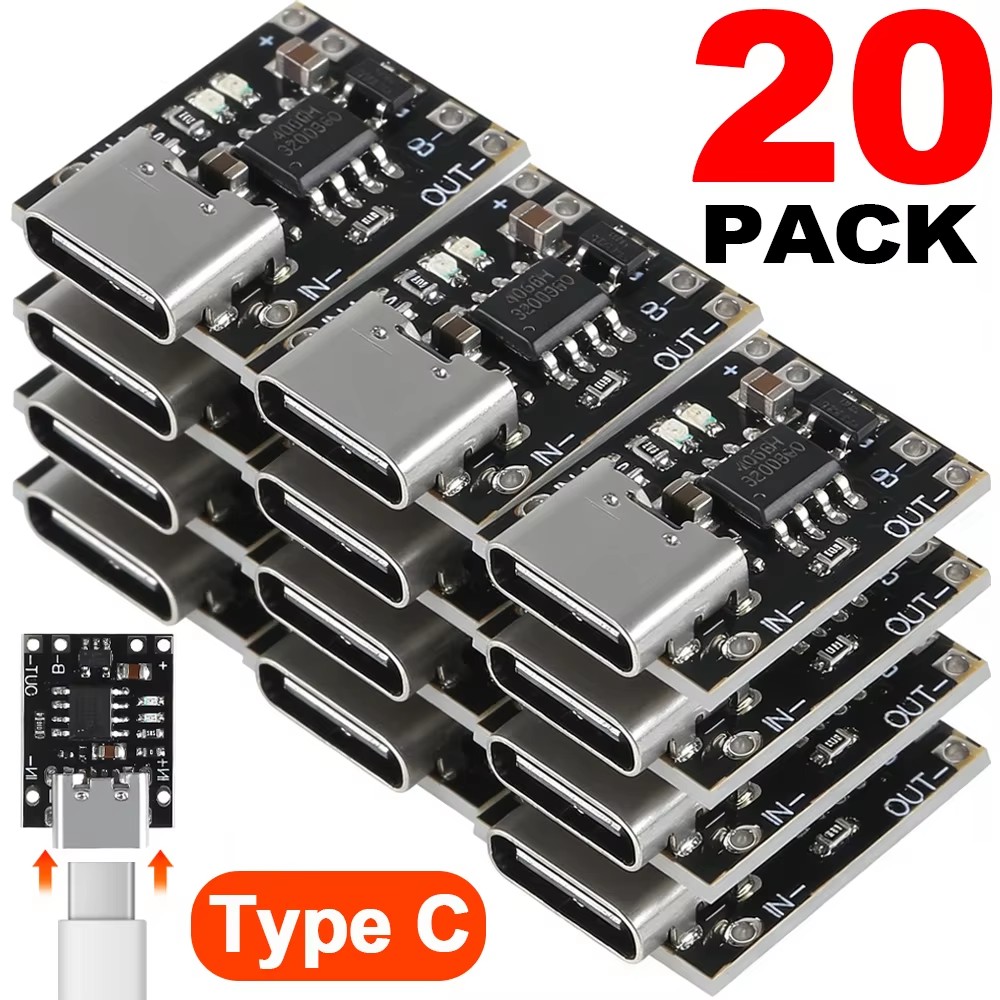 Li Ion Charger Module - 1-20 Peças Placa de Carregamento e