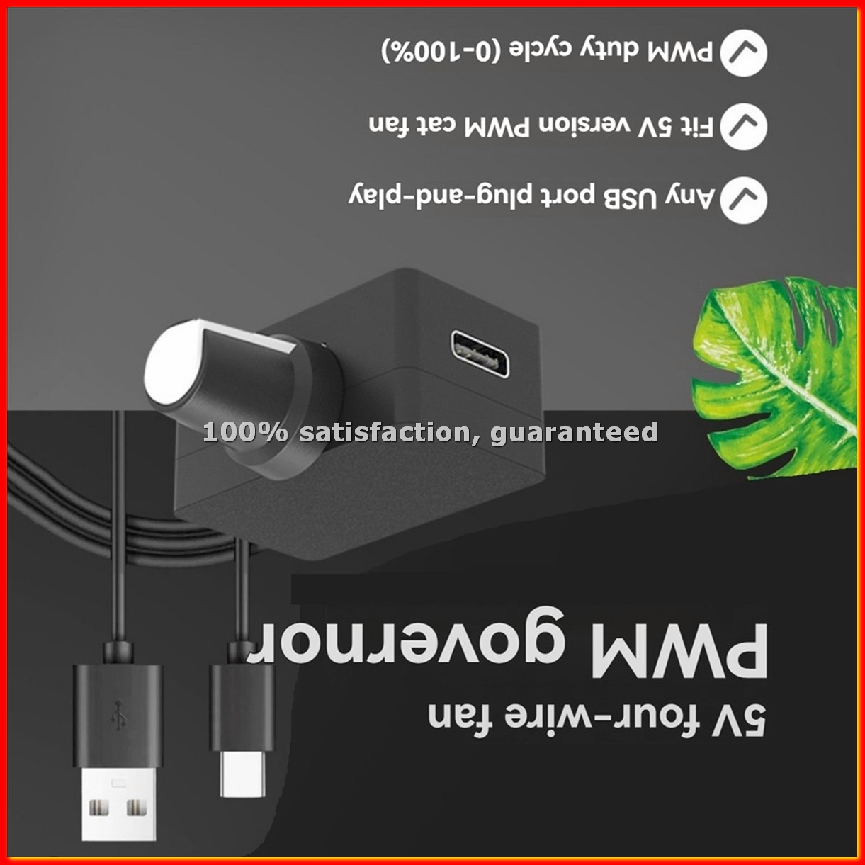 Usb C Cable - Controlador de Velocidade PWM 5V 4