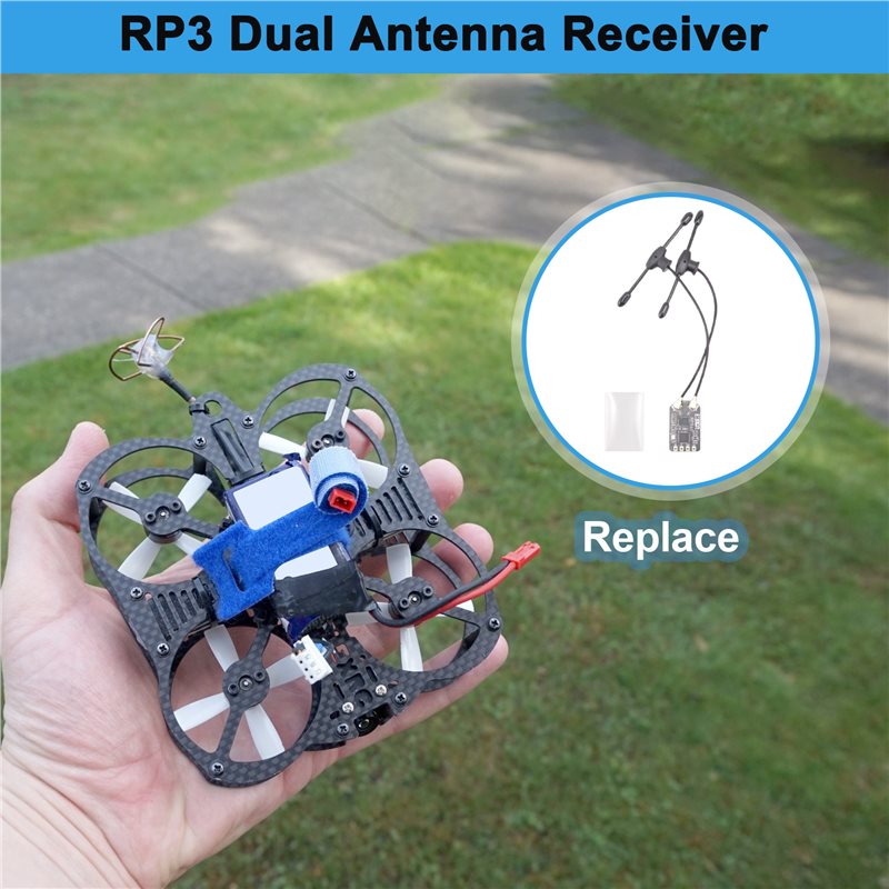 Receptor Nano BEDW-RP3 com Ant - Antenna 2.4Ghz avaliação e preço