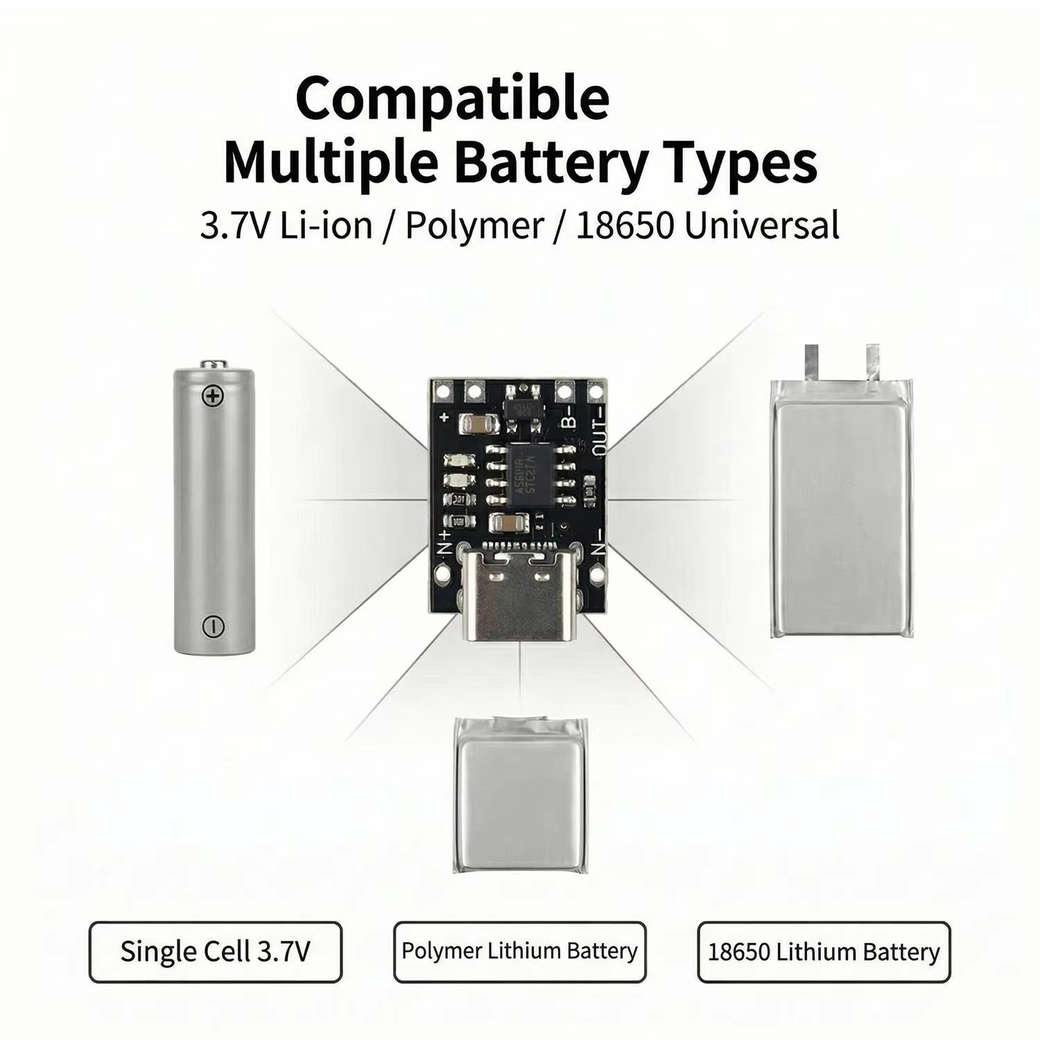 Placa de Carregamento Tipo-C c - Li Ion Charger Module avaliação e preço