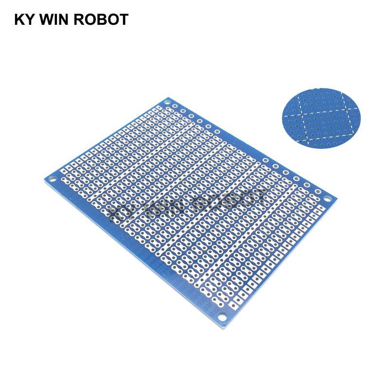 1 peça diy 7*9cm azul protótip - Pcb Prototyping Board avaliação e preço