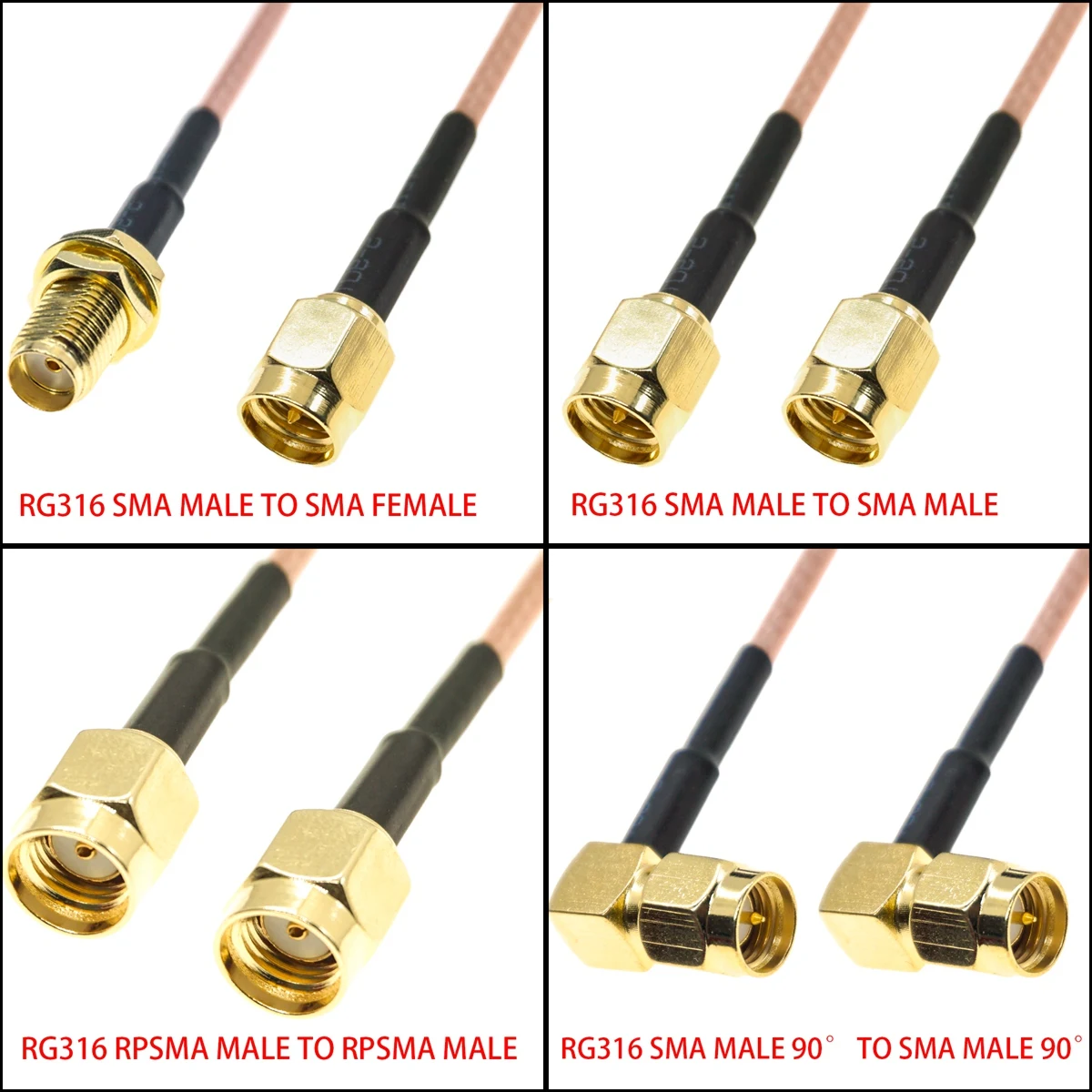 Rg316 sma macho fêmea para sma - Ipex Connector avaliação e preço