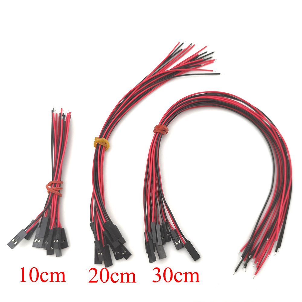 10/20 pces 2pin fêmea jumper f - Jumper Wire Kit avaliação e preço