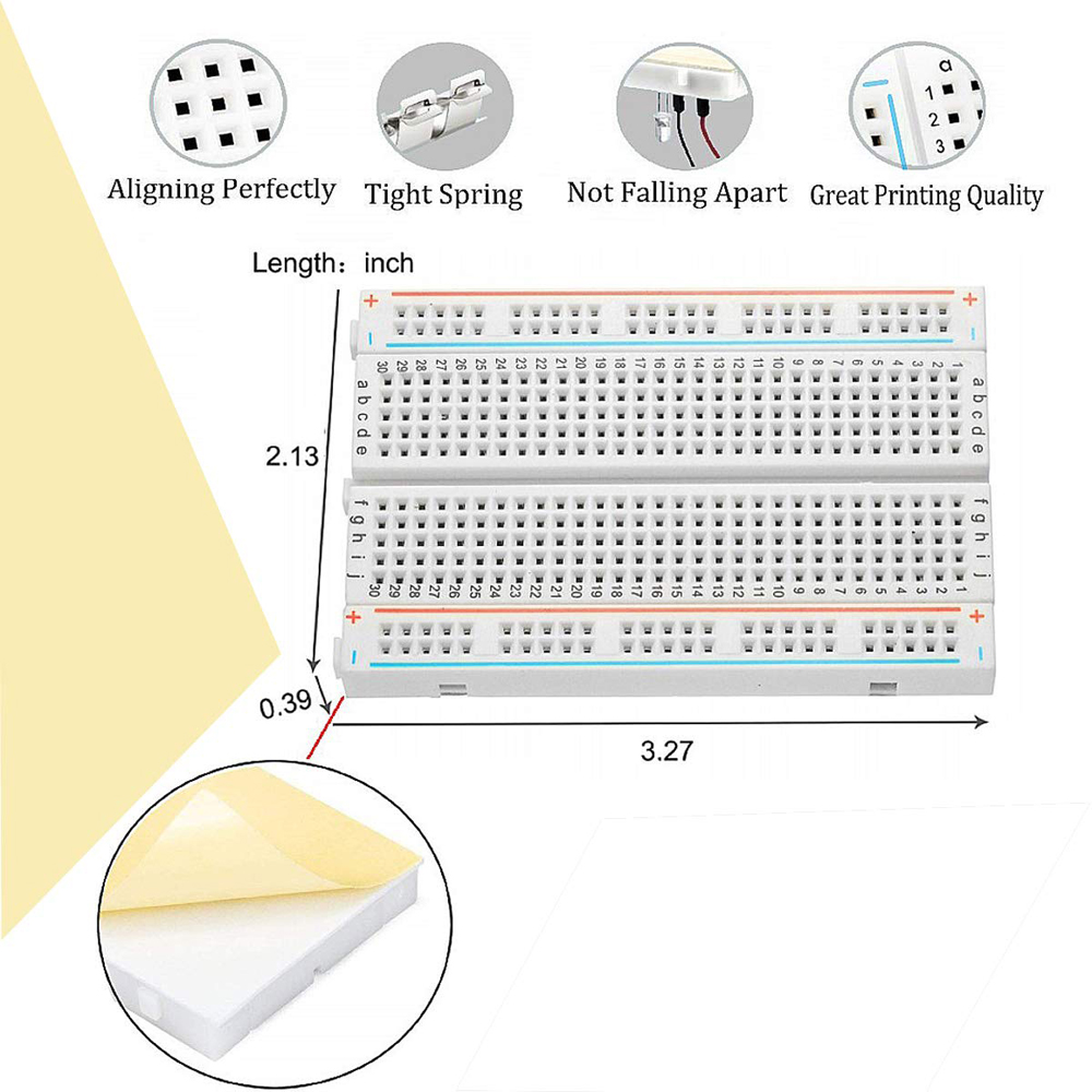 Kit de fio de ligação de tábua - Breadboard 400 Point avaliação e preço